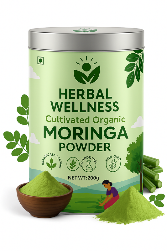 HERBAL WELLNESS NATURAL MORINGA POWDER