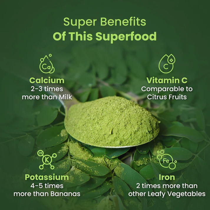 HERBAL WELLNESS NATURAL MORINGA POWDER